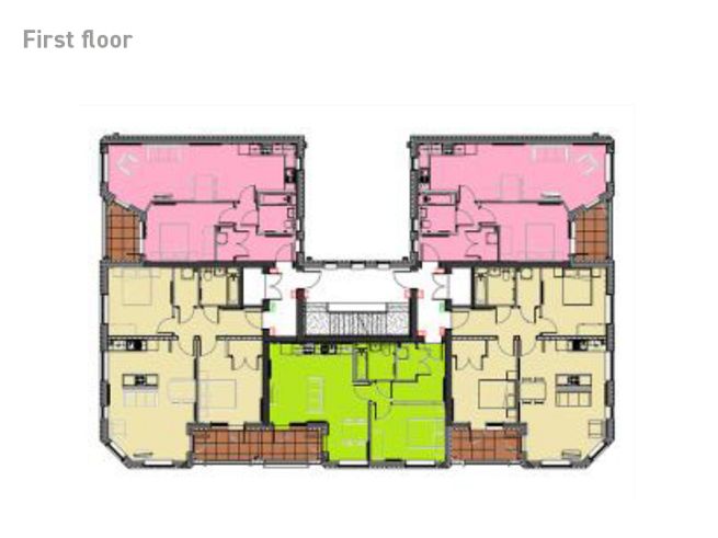 Floor plan, first floor - artist's impression subject to change